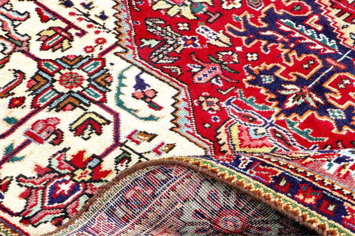 Handknuten Persisk Patinamatta 199x288 cm  Beige/Röd - Textilier & mattor - Mattor - Orientaliska mattor