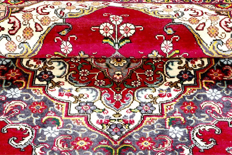 Handknuten Persisk Patinamatta 248x344 cm  Röd/Beige - Textilier & mattor - Mattor - Orientaliska mattor