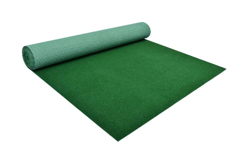 Konstgräs med halkskydd PP 3x1,33 m grön - Grön - Textilier & mattor - Mattor - Specialmatta - Nålfiltsmattor & konstgräsmattor