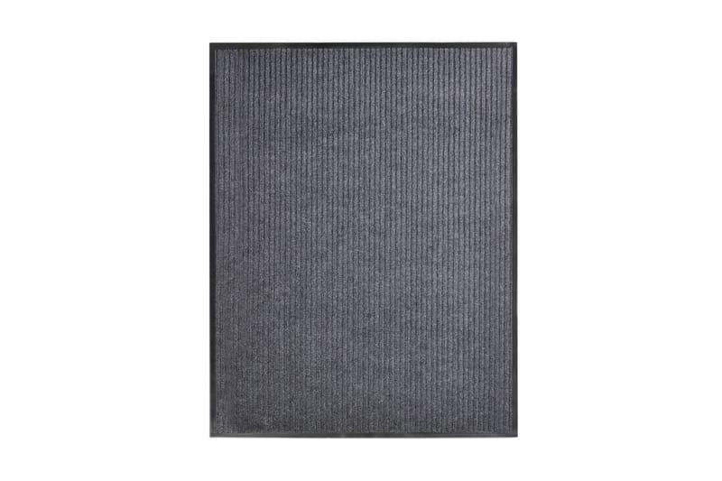Dörrmatta grå 120x220 cm PVC - Grå - Textilier & mattor - Mattor - Utomhusmattor - Dörrmattor & entrémattor