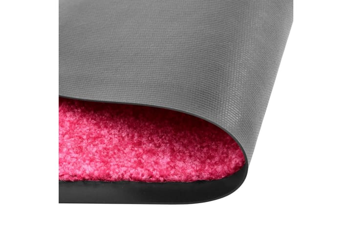 Dörrmatta tvättbar rosa 60x90 cm - Rosa - Textilier & mattor - Mattor - Utomhusmattor - Dörrmattor & entrémattor