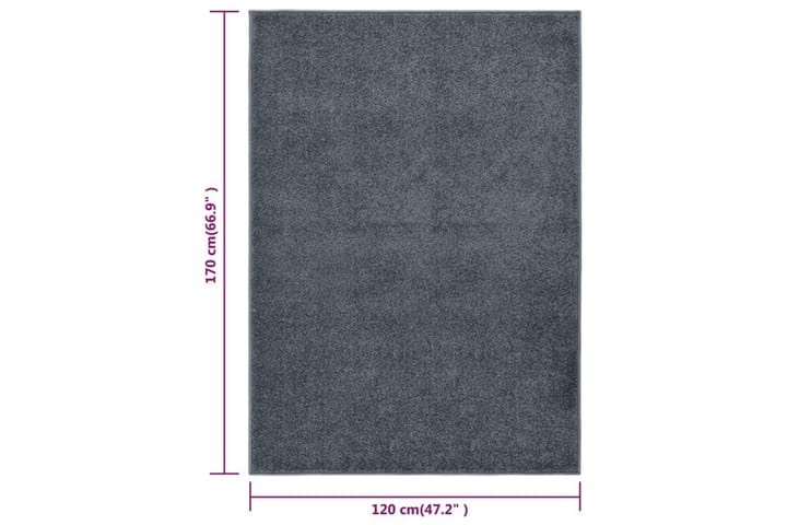 Matta 120x170 cm antracit - Antracit - Textilier & mattor - Mattor - Utomhusmattor - Plastmattor