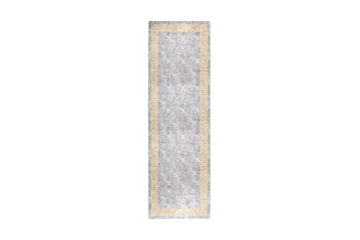 Matta tvättbar 80x300 cm grå halkfri - Grå - Textilier & mattor - Mattor - Utomhusmattor - Plastmattor