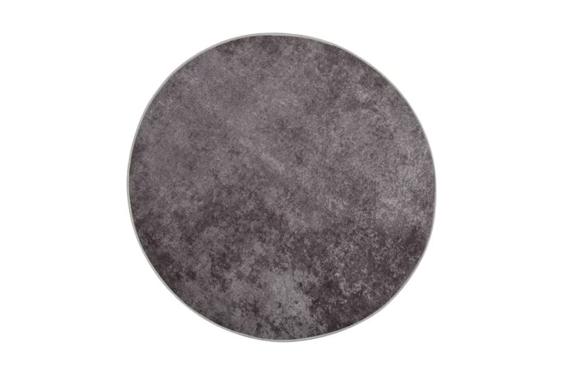 Matta tvättbar Ï†120 cm grå halkfri - Grå - Textilier & mattor - Mattor - Utomhusmattor - Plastmattor