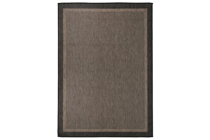 Utomhusmatta plattvävd 140x200 cm mörkbrun - Brun - Textilier & mattor - Mattor - Utomhusmattor