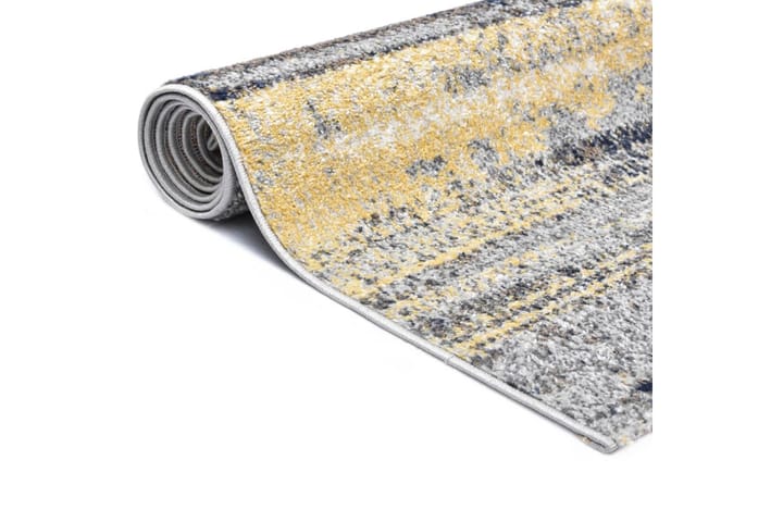 Matta grå och beige 120x170 cm PP - Grå - Textilier & mattor - Mattor