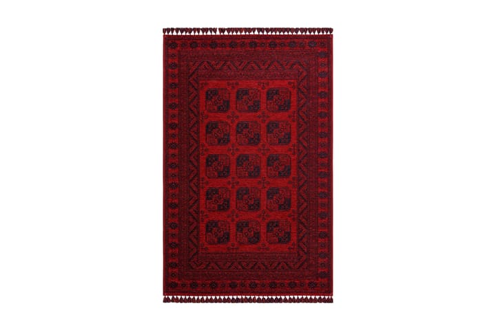TOSHITHE Matta 200x300 cm Röd/Blå - Textilier & mattor - Mattor