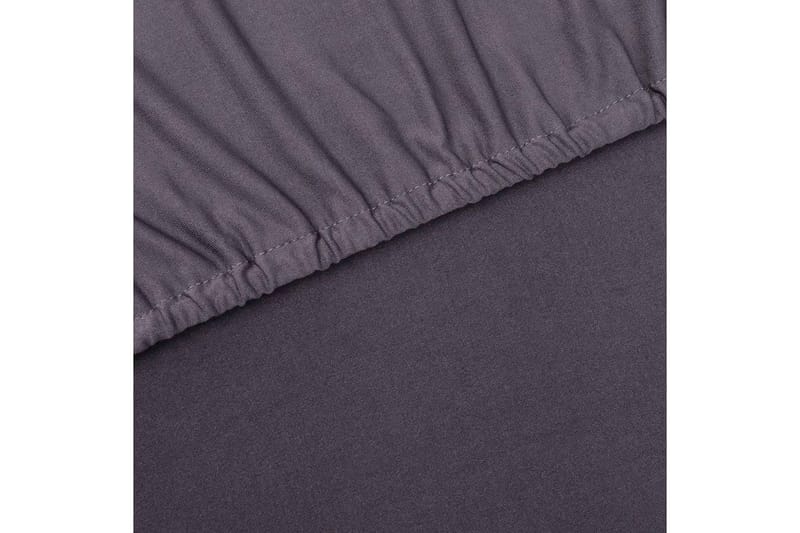 Sofföverdrag med stretch antracit polyesterjersey - Textilier & mattor - Möbeltextilier - Möbelöverdrag - Sofföverdrag