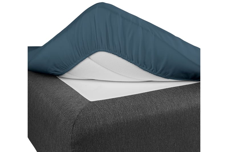 AMBERTE Dra på lakan 140x200 cm Marinblå - Textilier & mattor - Sängkläder - Underlakan - Dra-på-lakan