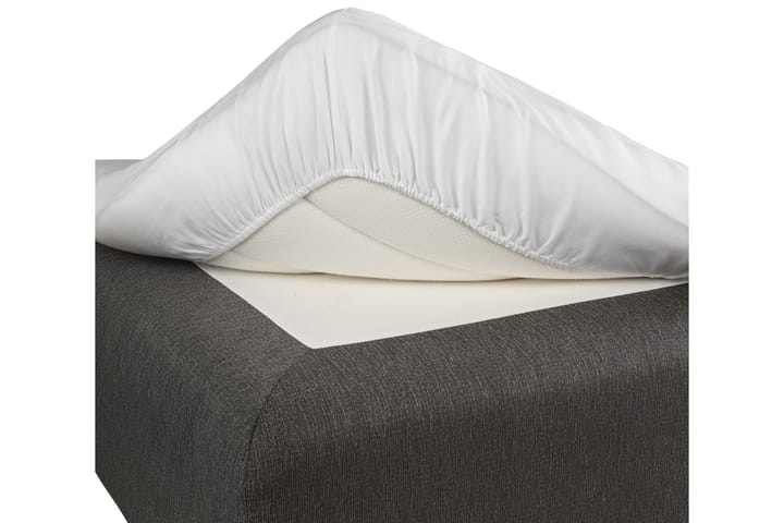 BORGANÄS Dra på lakan Satin 120x200 Vit - Textilier & mattor - Sängkläder - Underlakan - Dra-på-lakan