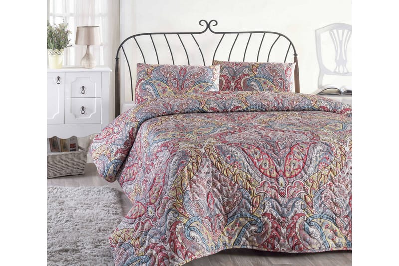 EPONJ HOME Överkast Enkelt 160x220 Quilt+Örngott Grön/Blå - Textilier & mattor - Sängkläder - Påslakan