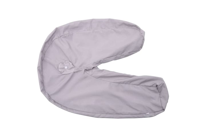 Kuddfodral till J-formad gravidkudde 54x43 cm - Mörkgrå - Textilier & mattor - Sängkläder - Sovkudde - Gravidkudde