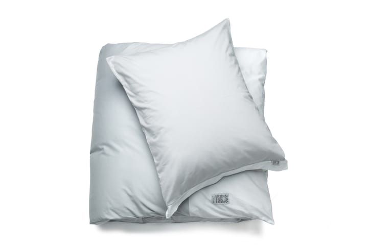 BEACH HOUSE Örngott Fold Fog Grå/Vit - Textilier & mattor - Sängkläder - Påslakan - Påslakan dubbeltäcke