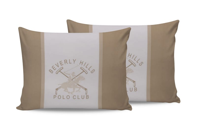 BEVERLY HILLS POLO CLUB Örngott 50x70 2-pack Creme/Vit - Textilier & mattor - Sängkläder