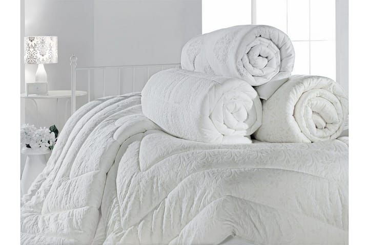 COTTON BOX Täcke Enkelt 155x215 Vit - Textilier & mattor - Sängkläder - Täcke - Dubbeltäcke