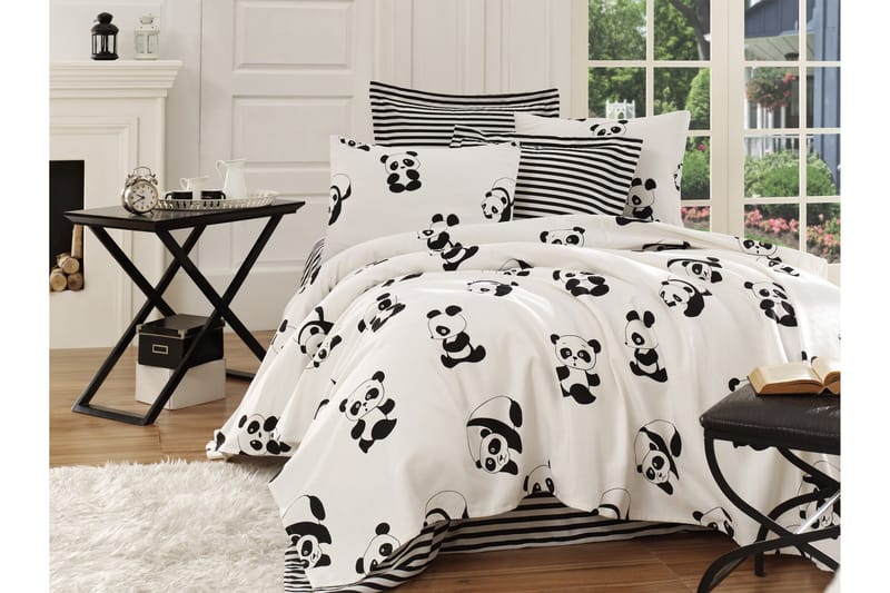 ENLORA HOME Överkast 160x235 Svart/Vit - Textilier & mattor - Sängkläder