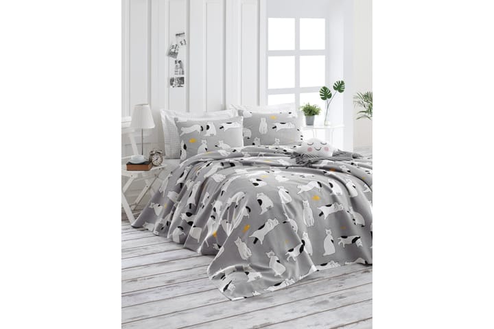 ENLORA HOME Överkast Grå - Textilier & mattor - Sängkläder