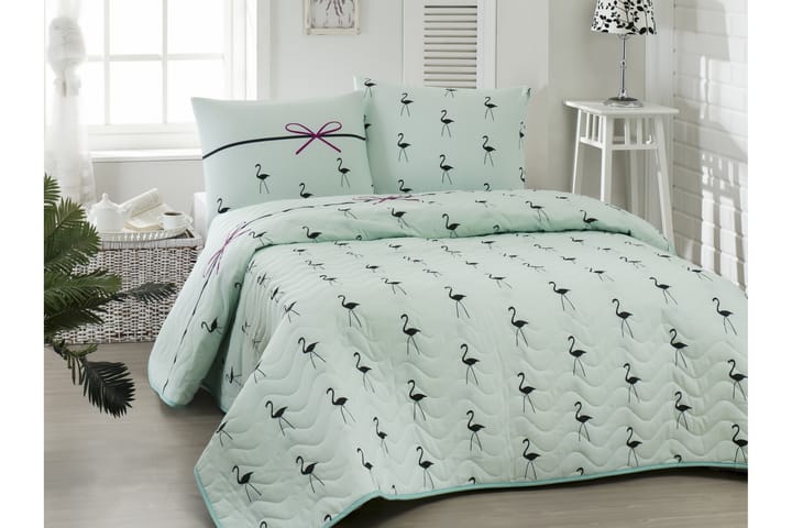 EPONJ HOME Överkast Dubbelt 200x220 Quilt+2 Örngott Mint - Textilier & mattor - Sängkläder