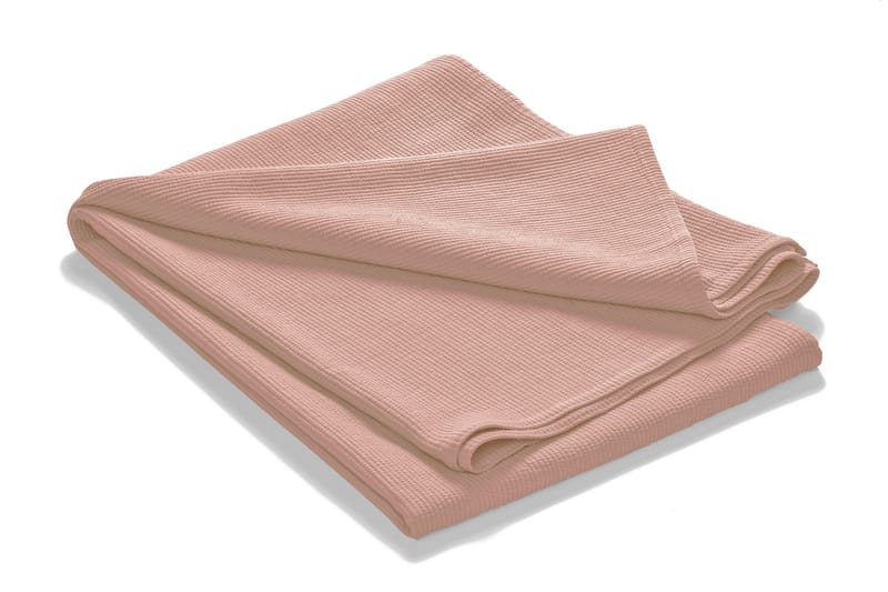 ETOL Överkast Stentvättat 180x260 Dusty Rose - Textilier & mattor - Sängkläder