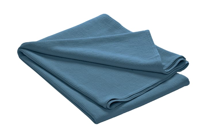 FIONA Överkast 180 Randig Denimblå - Textilier & mattor - Sängkläder