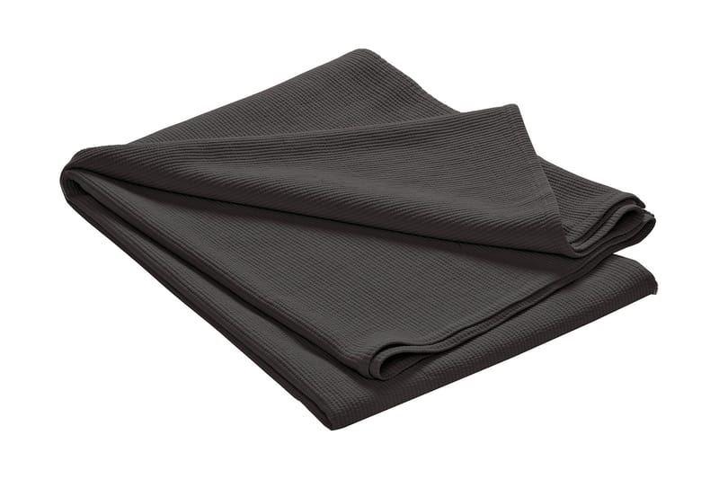 FIONA Överkast 180 Randig Mörkgrå - Textilier & mattor - Sängkläder - Överkast - Överkast dubbelsäng