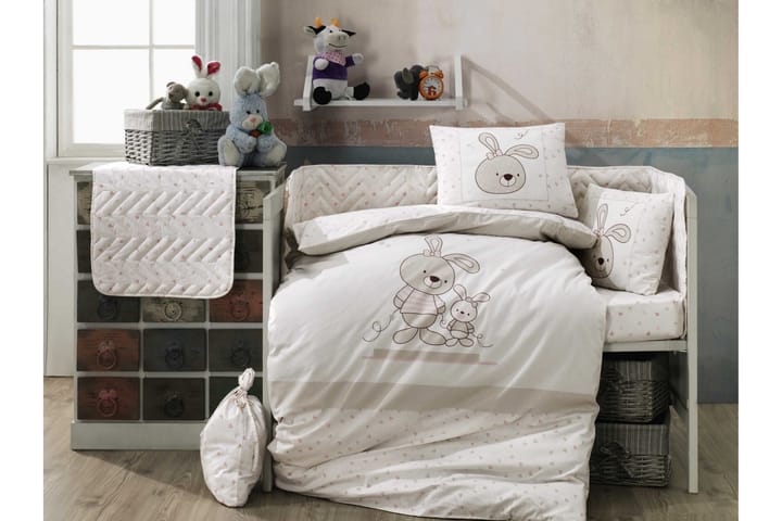 HOBBY POPLIN Barnbäddset Beige - Textilier & mattor - Sängkläder
