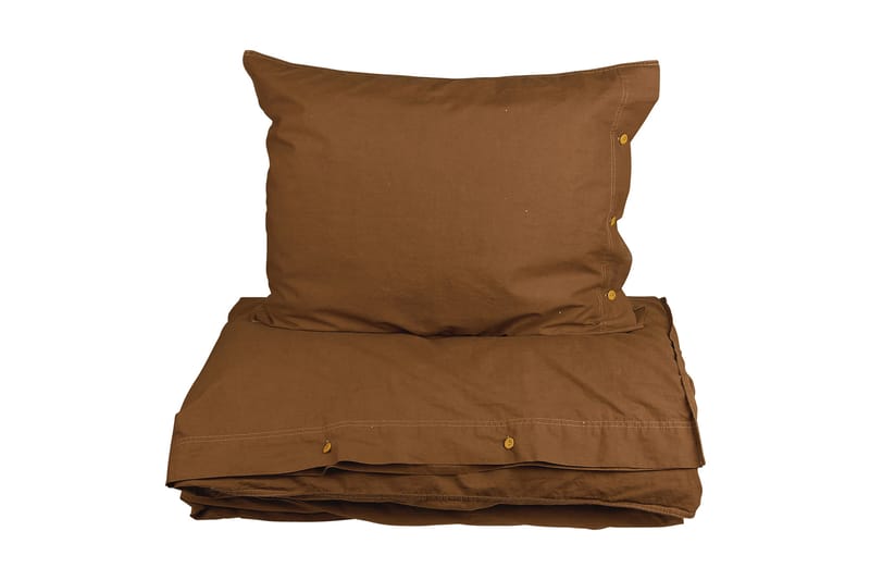 HYGGE Bäddset 220x210 cm Konjak - Textilier & mattor - Sängkläder