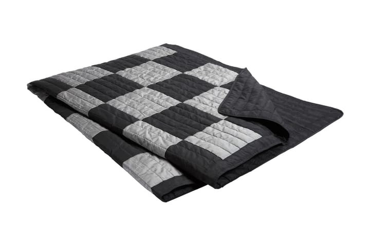 METALLO PATCH Överkast 270 Svart/Stål - Textilier & mattor - Sängkläder - Överkast - Överkast dubbelsäng