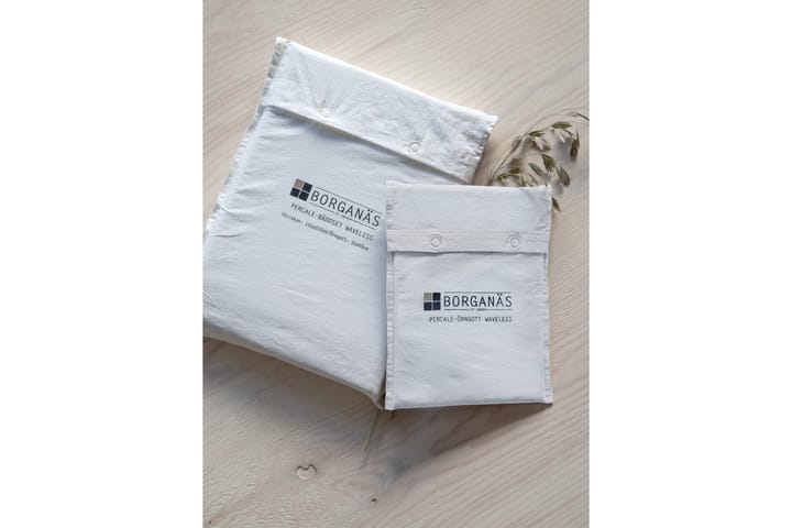 PERCALE Bäddset 150x210/50x60 cm 2-pack Vit - Borganäs - Textilier & mattor - Sängkläder