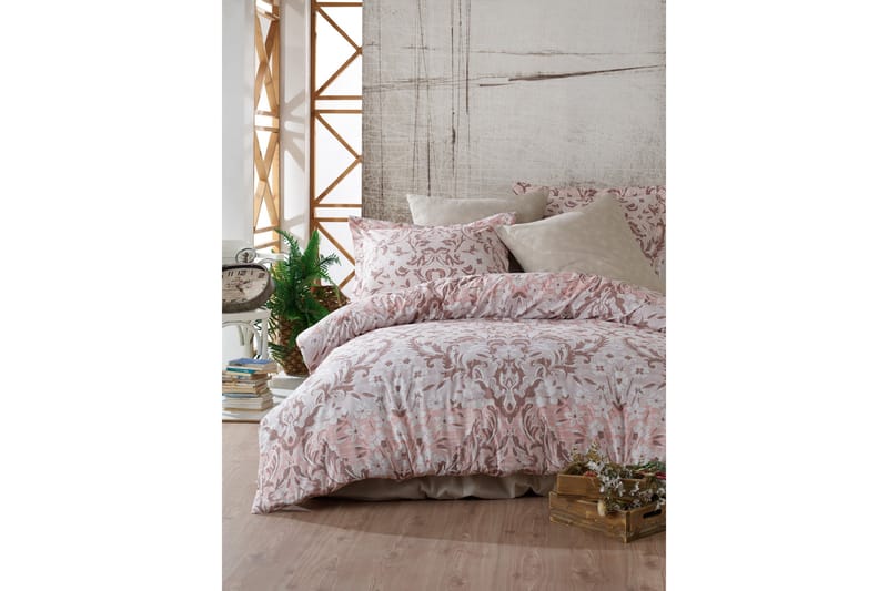 PRIMACASA BY TÜRKIZ RANFORCE Bäddset Rosa - Textilier & mattor - Sängkläder