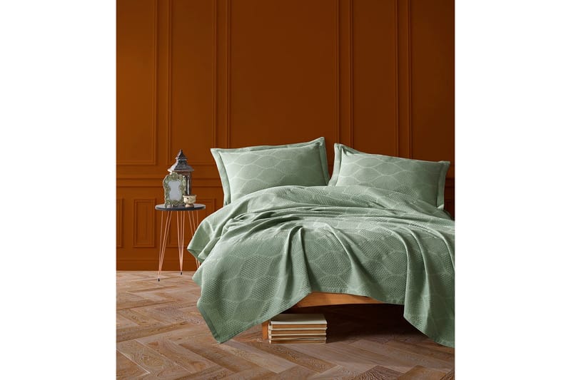 ŞAHESER Överkast Grön - Textilier & mattor - Sängkläder