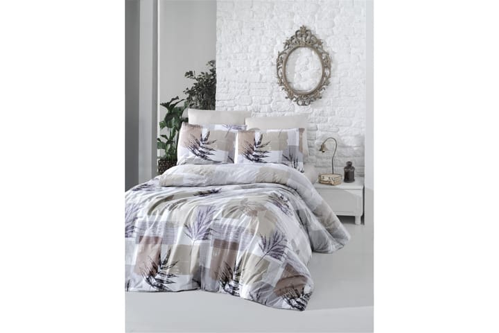 VICTORIA RANFORCE Bäddset Brun - Textilier & mattor - Sängkläder