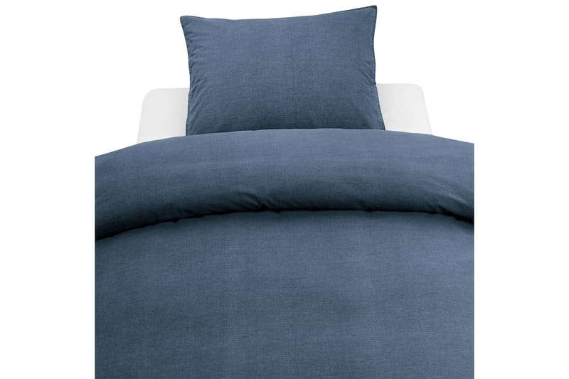 WASHED Bäddset 2-dels 150x210 Marinblå - Textilier & mattor - Sängkläder