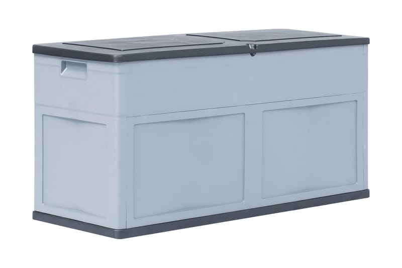 Dynbox 320 liter grå svart - Grå - Utemöbler - Dynförvaring & möbelskydd - Dynboxar & dynlådor