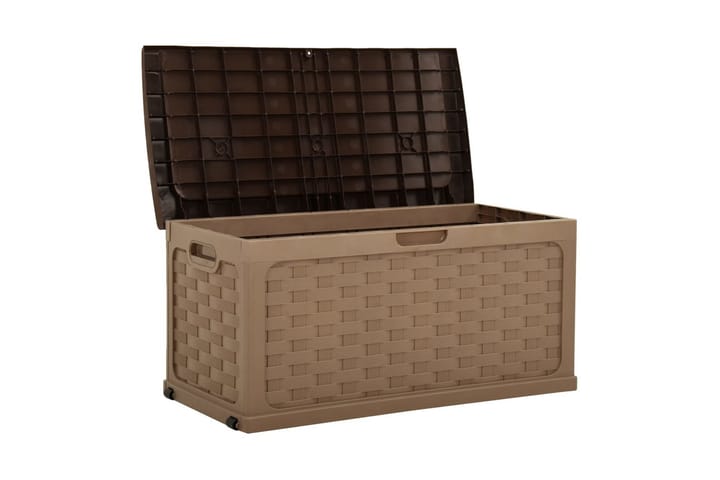 Dynbox 335 liter brun PP-rotting - Brun - Utemöbler - Dynförvaring & möbelskydd - Dynboxar & dynlådor