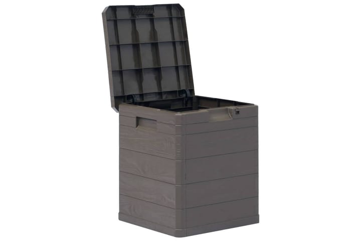 Dynbox 90 L brun - Brun - Utemöbler - Dynförvaring & möbelskydd - Dynboxar & dynlådor