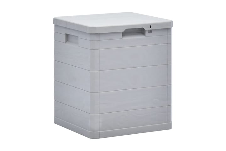 Dynbox 90 liter ljusgrå