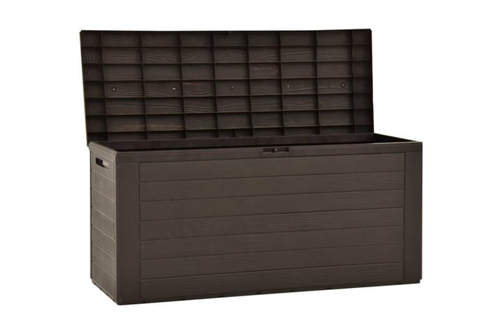 Dynbox brun 116x44x55 cm - Brun - Utemöbler - Dynförvaring & möbelskydd - Dynboxar & dynlådor