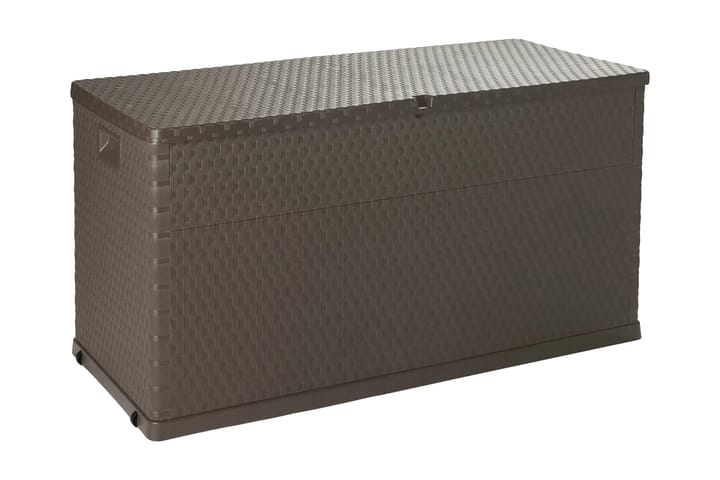 Dynbox brun 120x56x63 cm PP-rotting - Brun - Utemöbler - Dynförvaring & möbelskydd - Dynboxar & dynlådor