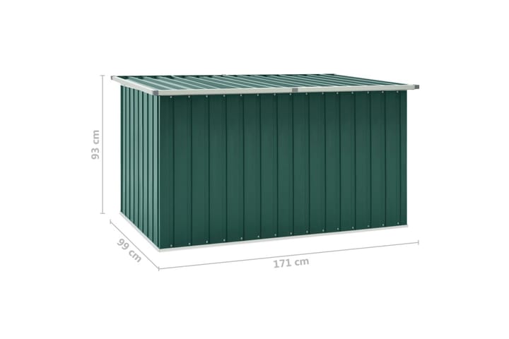 Dynbox grön 171x99x93 cm - Grön - Utemöbler - Dynförvaring & möbelskydd - Dynboxar & dynlådor