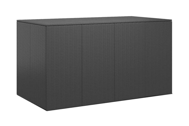 Dynbox PE-rotting 194x100x103 cm svart