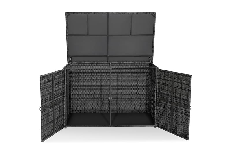 KOLOSSAL Dynbox med Dörrar Grå - Utemöbler - Dynförvaring & möbelskydd - Dynboxar & dynlådor