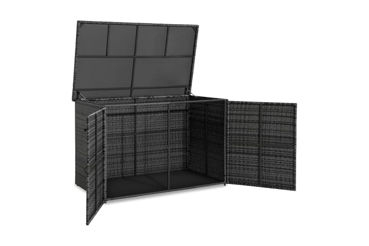 KOLOSSAL Dynbox med Dörrar Grå - Utemöbler - Dynförvaring & möbelskydd - Dynboxar & dynlådor
