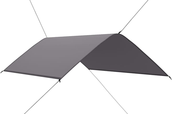 Tarp 4x4 m grå - Grå - Utemöbler - Dynförvaring & möbelskydd - Presenningar