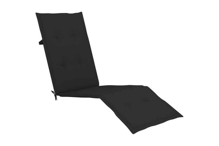 Solsängsdyna svart (75+105)x50x4 cm
