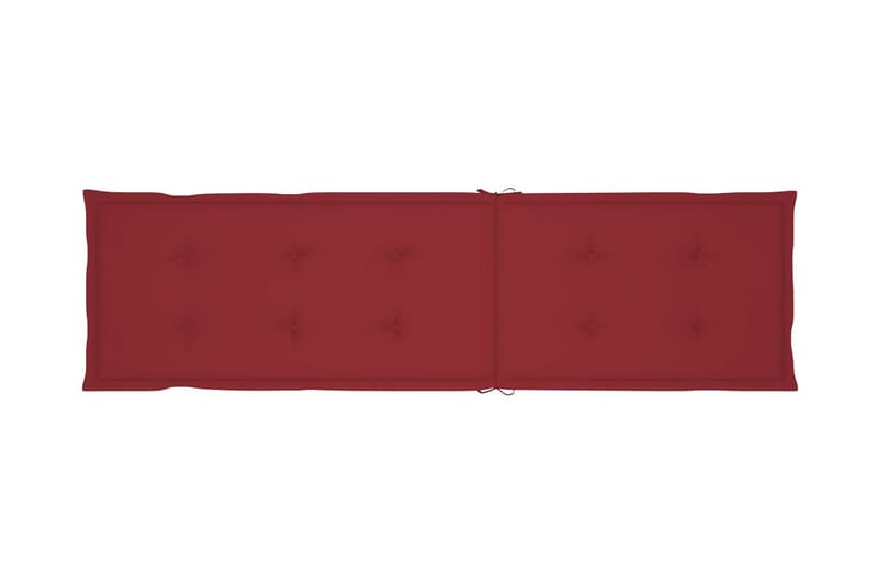 Solsängsdyna vinröd (75+105)x50x3 cm - Röd - Utemöbler - Dynor - Solsängsdynor