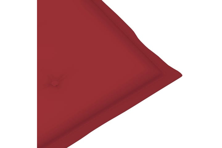 Solsängsdyna vinröd (75+105)x50x3 cm - Röd - Utemöbler - Dynor - Solsängsdynor