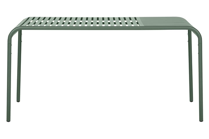 GARDENO Matbord 150 cm Grön + 6 Stapelstolar - Utemöbler - Utemöbelgrupp - Matgrupper utomhus