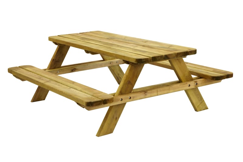 Jabo Bänkbord Impregnerad Gran 180 FSC (A) Grön - Utemöbler - Utebord - Picknickbord