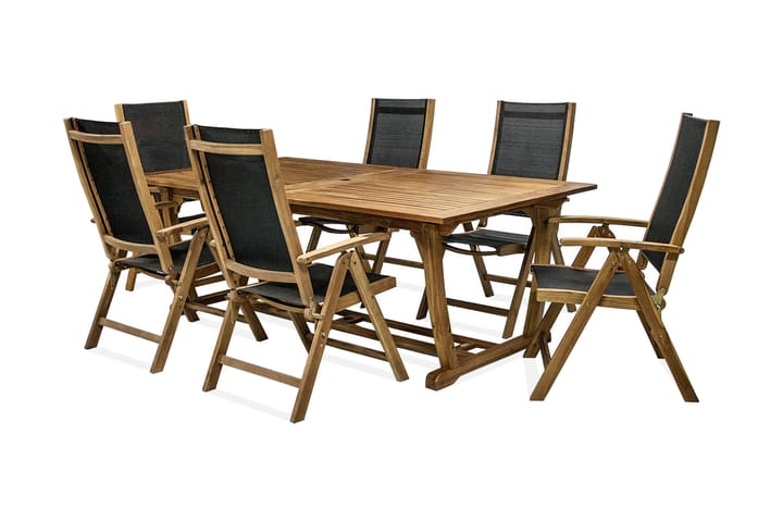 Möbelset FRAMTID bord och 6 stolar